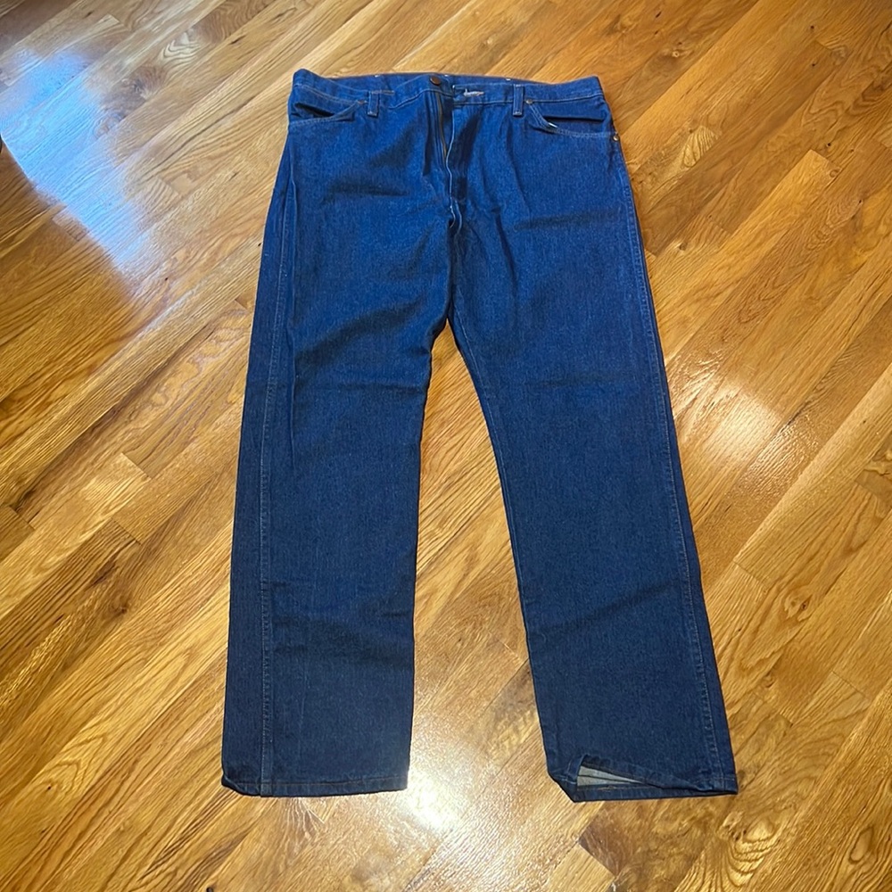 Mens Wrangler Cowboy Cut Patch Jeans
